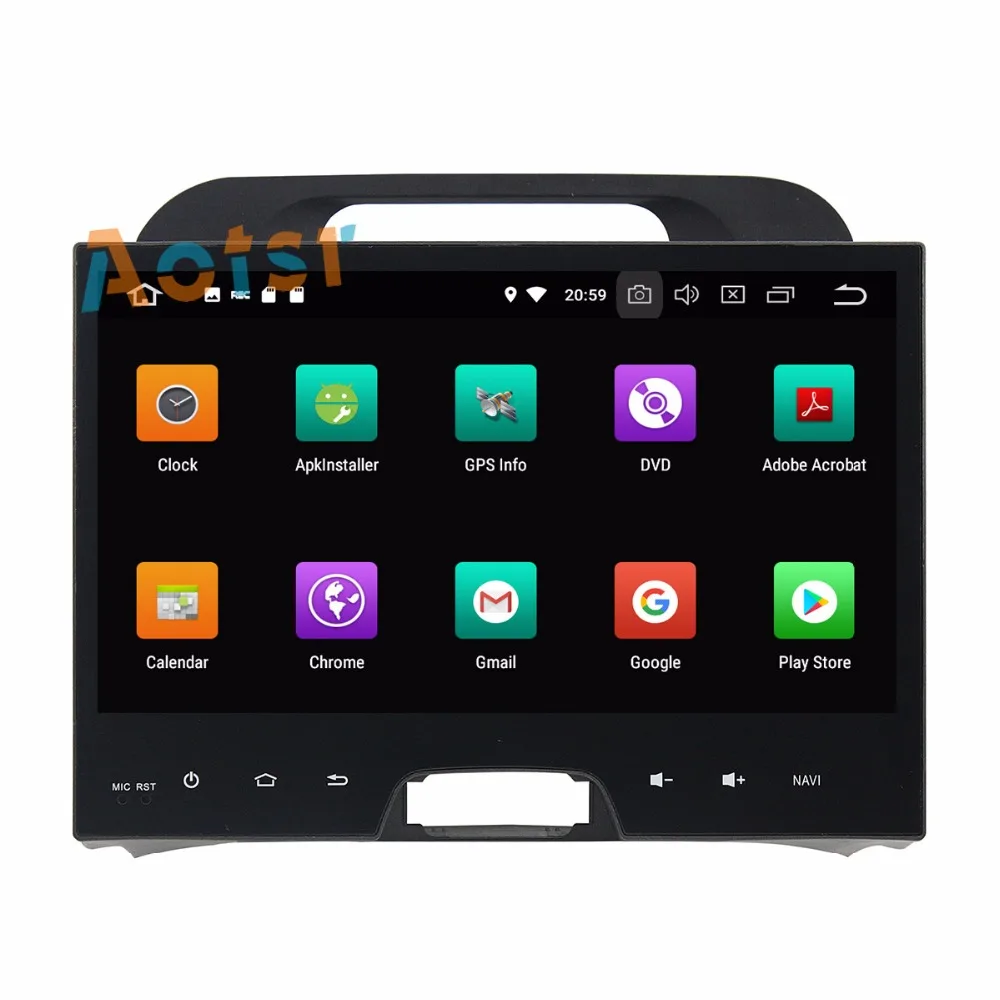 Excellent IPS Screen Android 8.0 4+32G Car multimedia dvd player head unit For KIA Sportage 2013 2014 2015 GPS Navigation radio autostereo 2