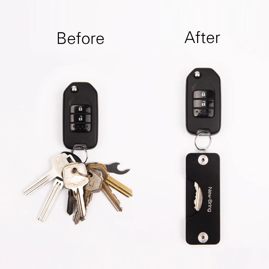 Keys Organizer Keychain EDC Metal Men Car Key Holder Smart Housekeeper