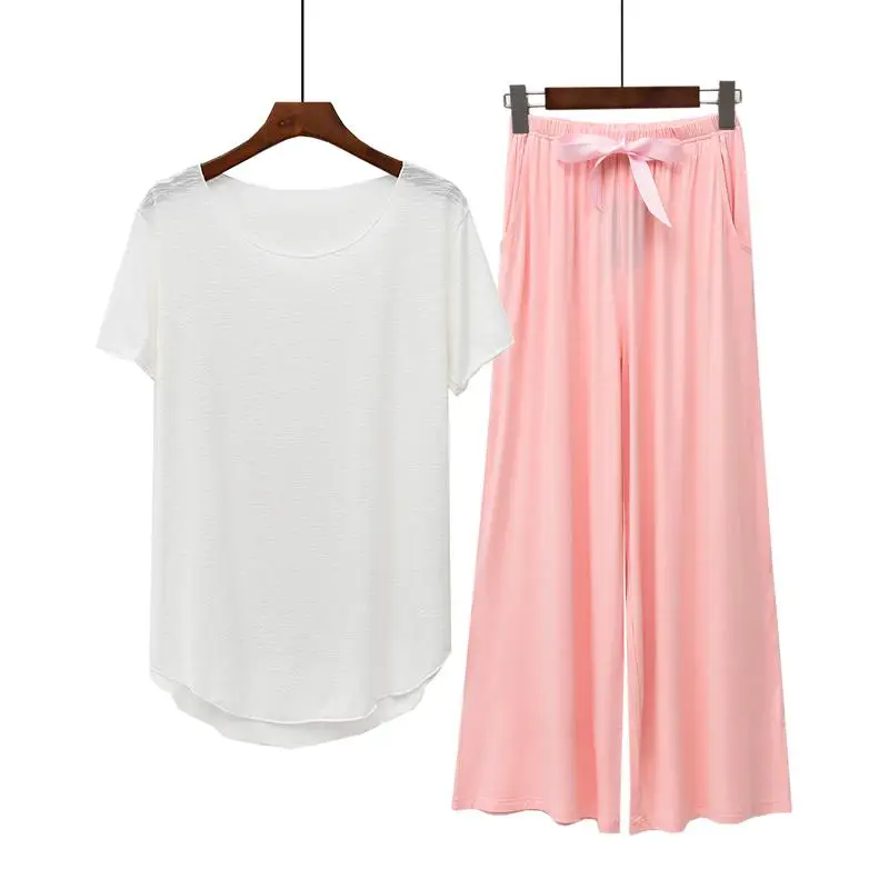 Новинка, Модальные пижамы из материала, летняя женская ночная одежда, женская одежда для сна, 554 - Цвет: Sky Blue