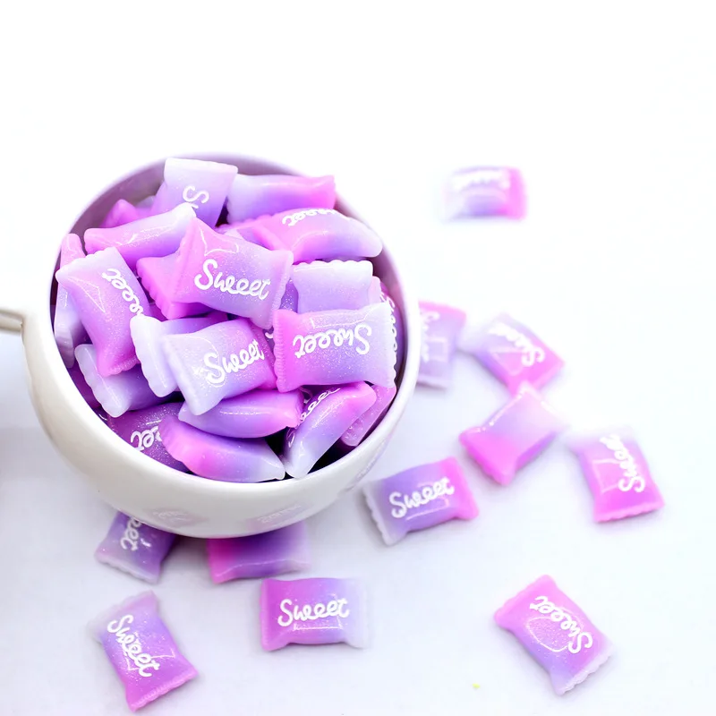 

10Pcs/Lot Slime Charms Rainbow Sweet Sugar Polymer Slime Box Toy For Children Charms Modeling Clay DIY Accessory For Kids