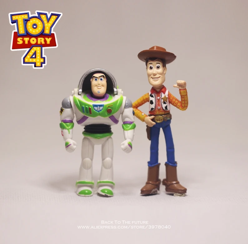 Игрушка Дисней Story 4 Woody Buzz Lightyear 7 см шт./компл. экшн фигурки коллекция украшений