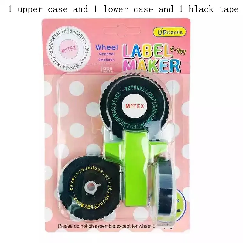 

[ Fly Eagle ]Motex E101 3D Embossing Manual Label Maker DIY Hand Decorative Tape Manual Typewriter for 9mm Embossing Label Tapes