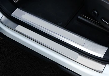 

For Volvo XC60 2018 Car Accessories Side Door Sill Scuff Plate Threshold Cover Trim Stainless Steel car styling