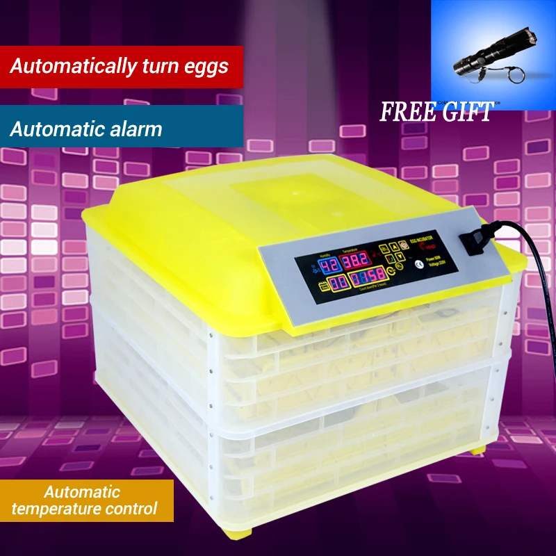 Automatic Egg Incubator Controller for 96 Eggs Digital Egg Turning Temperature Control Farm Hatchery Machine Chicken Egg Hatcher Automatic Egg Incubator Controller for 96 Eggs Digital Egg Turning Temperature Control Farm Hatchery Machine Chicken Egg Hatcher