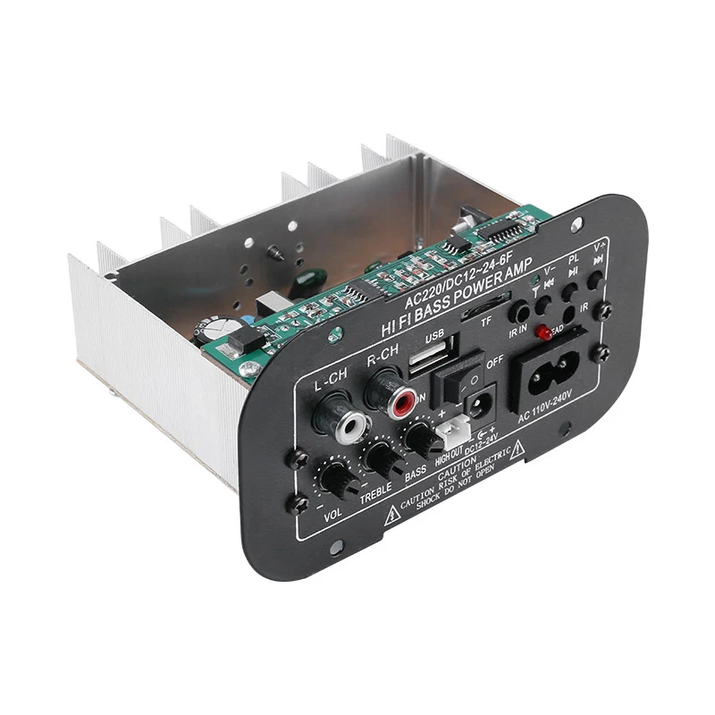 

New 60W Amplifier Board Audio Support Bluetooth Stick Amplificador Subwoofer Power Amplifiers Speakers TF Player For Car DIY