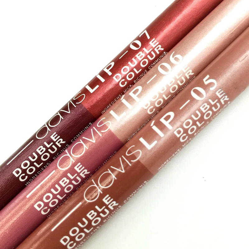 Davis Professional Lip Liner Pencil Long Lasting Matte Red Lip Makeup Double Color Lipliner Waterproof For Women Cosmetic Sexy Lip Liner Aliexpress