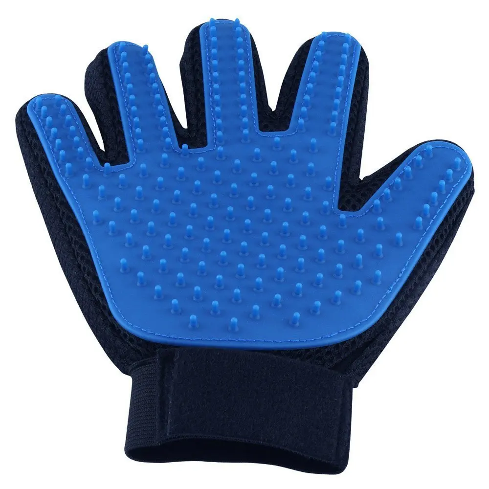 

1 Pcs Silicone Dog Cat Pet brush Glove Deshedding Gentle Efficient Pet Grooming Glove Bath Cleaning Supplies Glove combs