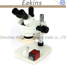 Simul-focal 7-45X непрерывное Масштабирование Тринокулярный стереомикроскоп 13MP HDMI VGA видео микроскоп камера для ремонта PCB SMD