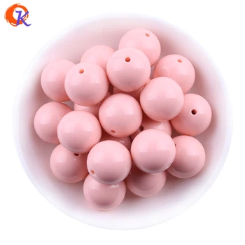 

New Arrival Cordial Design 6-25MM Soft Pink Chunky Bubblegum Acrylic Solid Beads Colorful Chunky Beads For Jewelry CDWB-517406