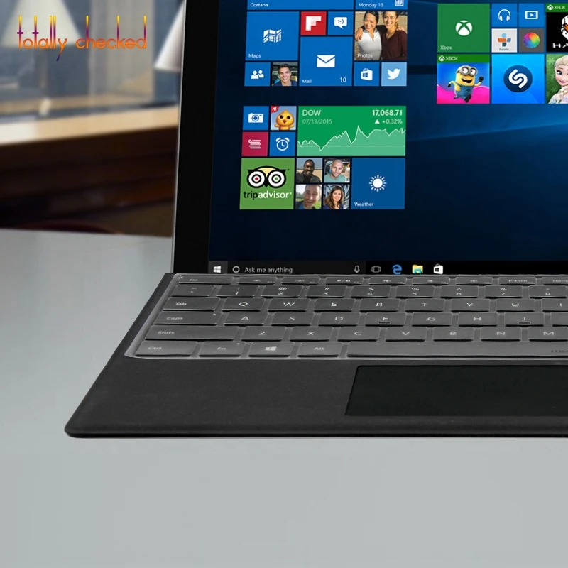 Чехол для клавиатуры ноутбука с защитой кожи для microsoft Surface Pro 4 ультратонкий Tpu