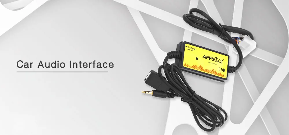 VicTsing Car Audio Interface USB  SD Adapter 12P Connect Digital CD Changer for Toyota Corolla Altis Car Audio Interface MP3    (1)