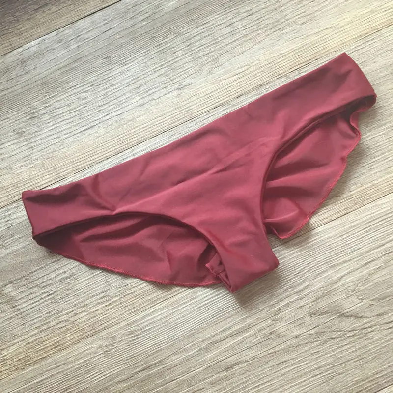 Бикини, низ, цветной принт, Бразильское бикини, низ, купальник, высокое качество, купальник, сексуальный купальник, купальные костюмы, 117T - Цвет: red