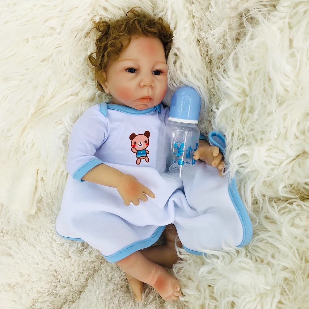 Кукла новорождённого l. o. l кукла 18 дюймов 45 см Силиконовые reborn Детские куклы игрушки для детей подарок винил bebes reborn menino bonecas