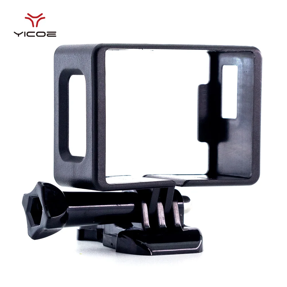 Goede Voor SJcam Sj4000 Wifi SJ4000 EKEN H9 Camera Accessoires Plastic Grens Standaard Beschermende Frame Case Behuizing Gesp Basic Mount