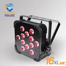 16x много rashace одобрил 12*15 Вт RGBAW Беспроводной LED DMX, par светло-12*15 Вт rgbaw V12 Беспроводной DMX привело номинальной света, adj свет