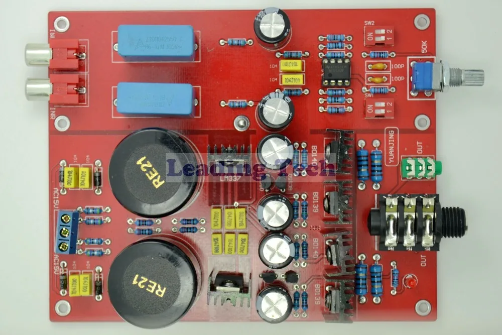 Усилитель для наушников BD139 BD140 LM833 Lehmann NOVER10000UF/35В * 2|lehmann|lehmann headphone amplifierlehmann headphones |