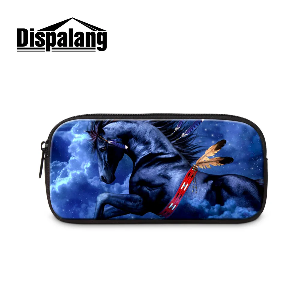 

Animal Horse Print Makeup Bag For Women Girls Pen Bag Children Penil Case Cosmetic Bags Office School Supplies Escolar Lapices