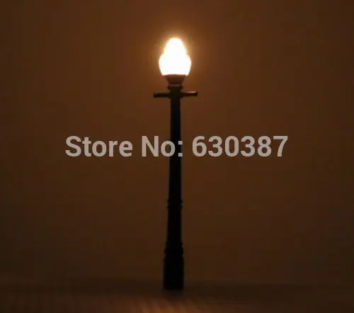 LCX02 10pcs Model Railway Lamppost lamps Street Lights HO OO TT Scale NEW