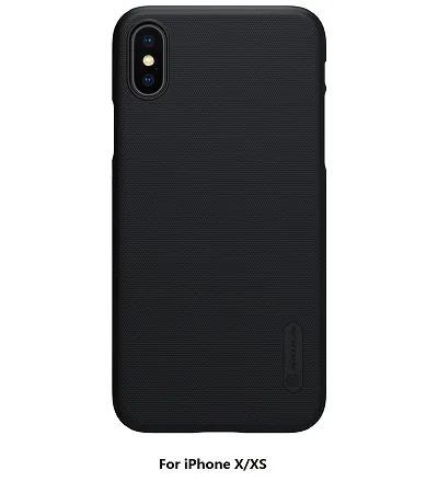 Для iPhone X/XS/XR/XS Max/8/8 Plus чехол Крышка 4,7/5,5/5,8/6,1/6,5 чехол NILLKIN Матовый Жесткий чехол-накладка на заднюю панель для телефона с держателем