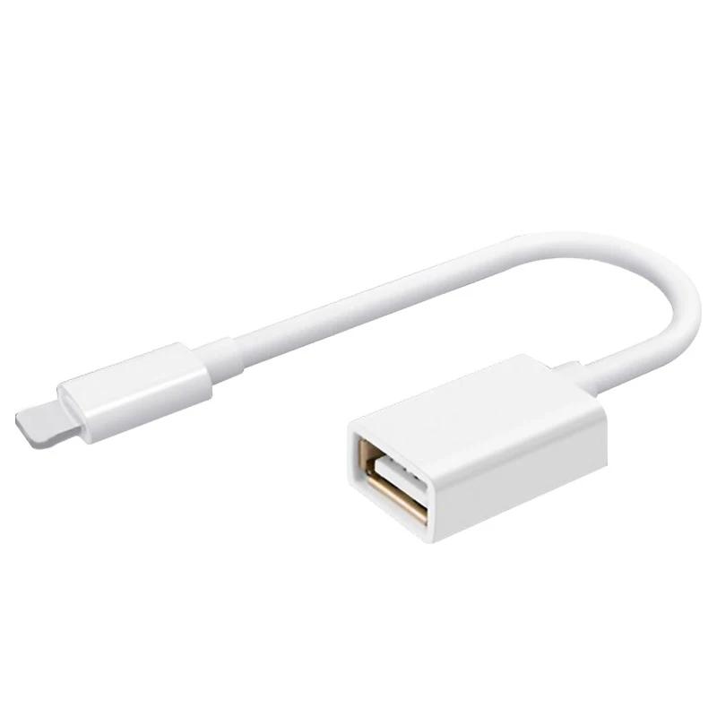 Для lightning/USB OTG адаптер для iPhone iPod iPad и камера Reader Синхронизация данных адаптера