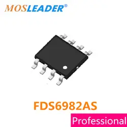 FDS6982AS SOP8 100 шт. FDS6982A FDS6982 8.6A 30 V N-Channel высокого качества