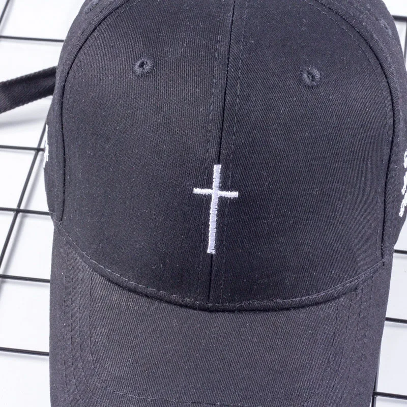 Women Men Cross Belt Embroidery Baseball Cap Solid Letter Hat Fashion Unisex Adjustable Personality Hip Hop Snapback Caps CP0319 (12)