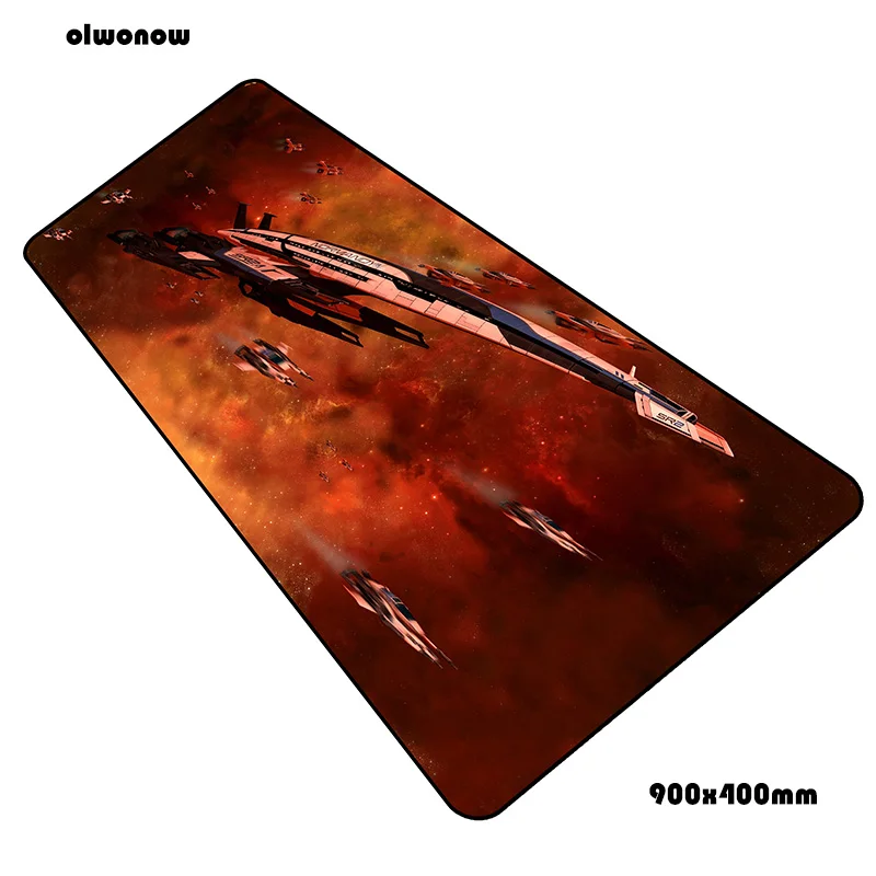 Mass effect padmouse 900x400x3 мм игровой коврик для мыши восхитительный большой коврик для мыши геймерский компьютерный стол Подарочный коврик notbook mousemat pc - Цвет: Size 900x400x3mm