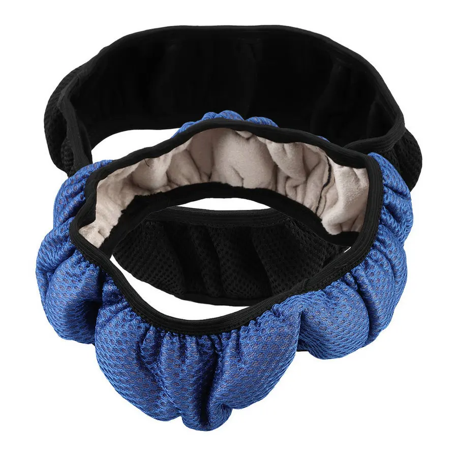 

1PC New DIY Car Auto Universal Elastic Handmade Skidproof Steering Wheel Cover Blue/Black Hot Selling