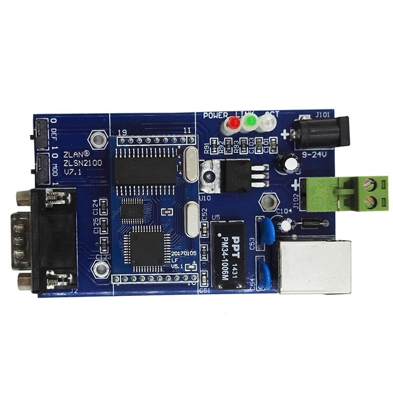 

Serial port network module 232 turn Ethernet 232 turn TCPIP ZLSN2100