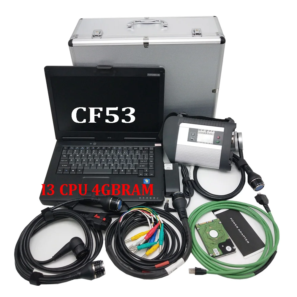 

V2019.07 MB Star C4 Multiplexer SD C4 Diagnostic Laptop CF53 Newest Software HDD Star C4 Diagnosis Car Diagnostic Tool+WIFI