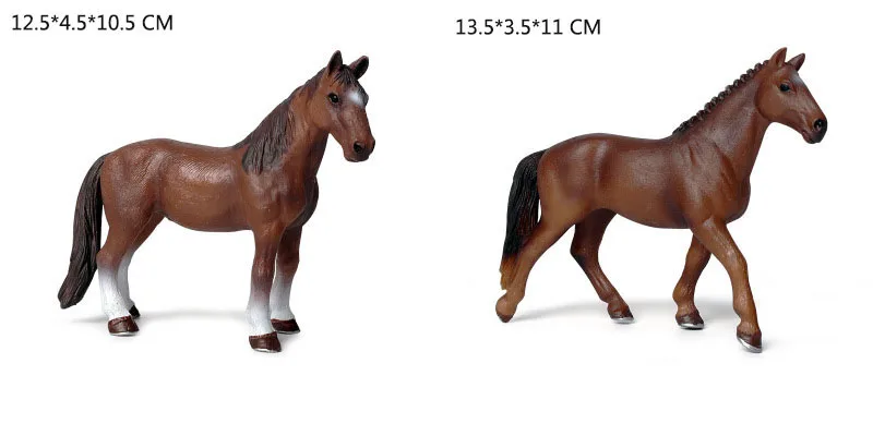 23 Type Optional Horse Model Hand Painted Action Figures Wild Steed Figurines PVC High Quality Educational Toys for Kids Gift