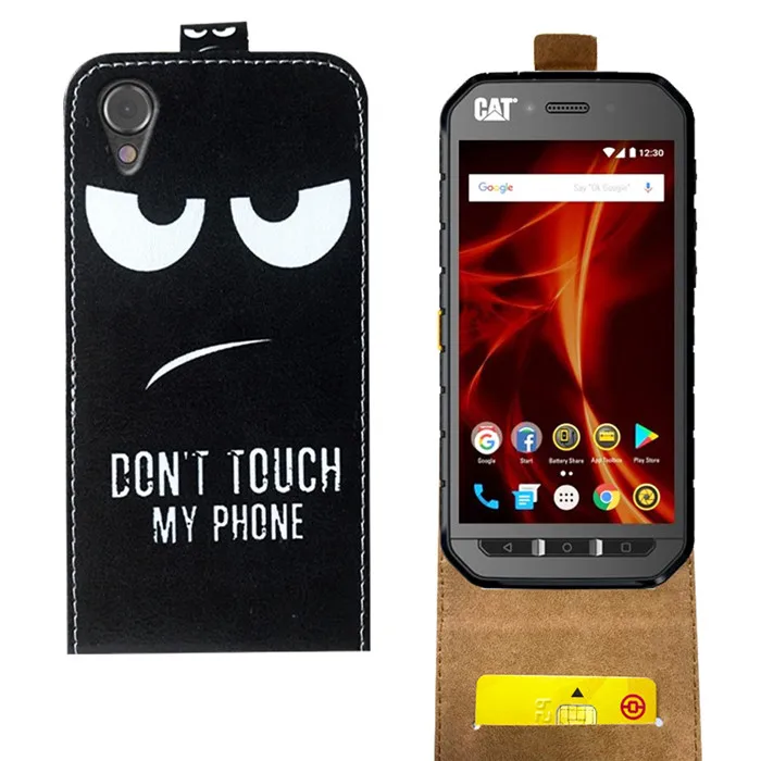 

Newest Flip Case For Caterpillar Cat S41 Cover Cases 5" Special PU Leather Cartoon Phone Case Back Cover Bags