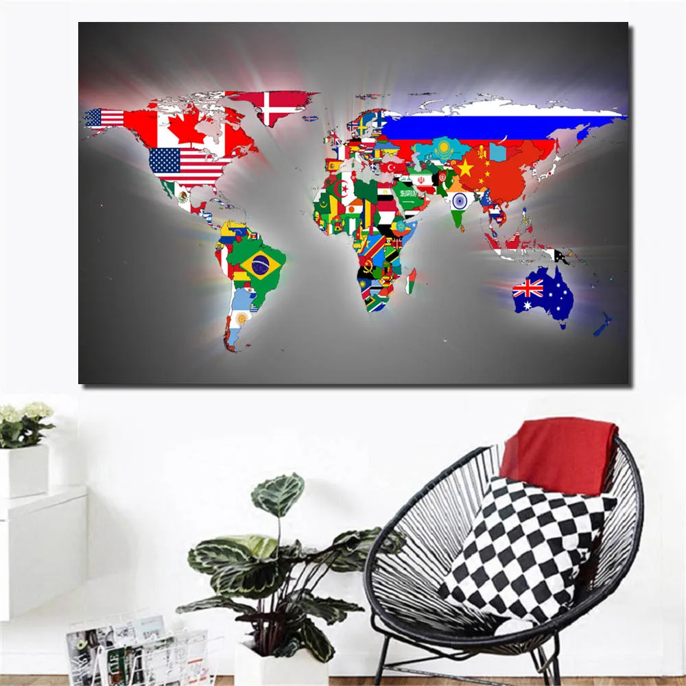  map canvas art painting (3)