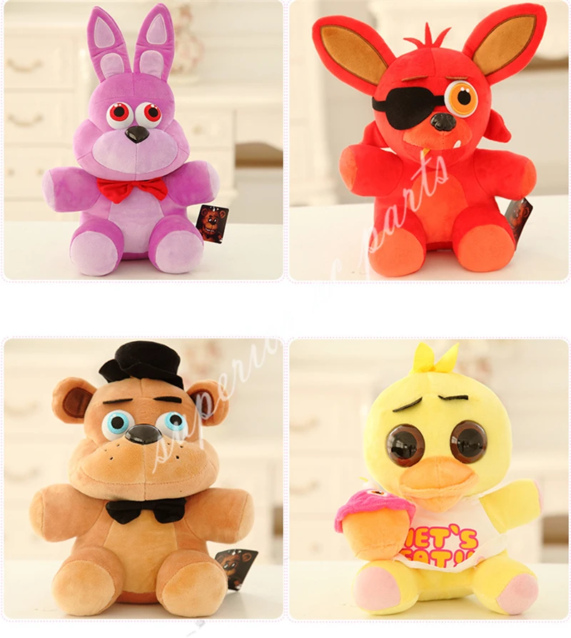 FNAF Five Nights at Freddy's Sanshee Plushie Toy 25cm Plush Bear Foxy