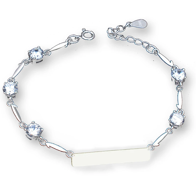 Beadsnice серебро 925 пробы металлические штамповки пустые соединители для ювелирных изделий для изготовления ожерелья ID 34506