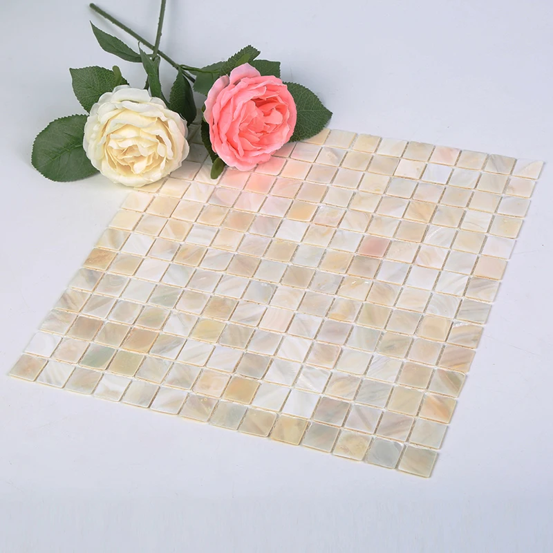 Оптовая продажа 11 упаковок Oyster Mother of Pearl квадратная раковина мозаика для кухни