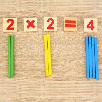 

Mathematical Intelligence Stick Preschool Educational Wooden Digital Symbols Children Toys Hot Selling