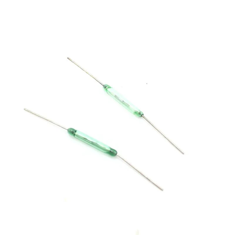 10pcs/lot The green dry reed tube MKA14103 often opens the 2*14mm length of the magnetic switch
