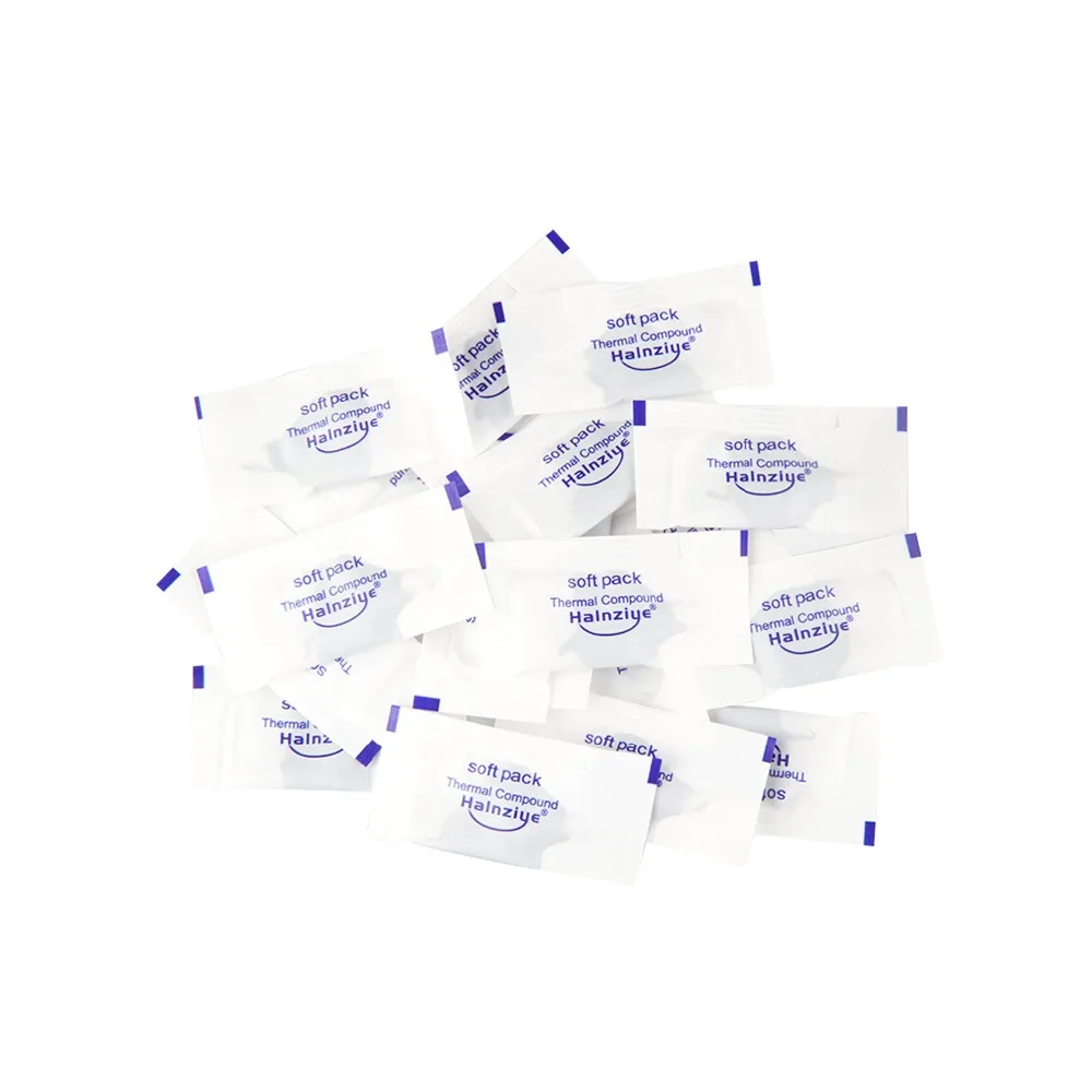 

200pcs a lot HY510 Thermal Conductive 1.93W/m-K Grease Paste Silicone Plaster Heat Sink Compound Gray Net Weight 0.5g