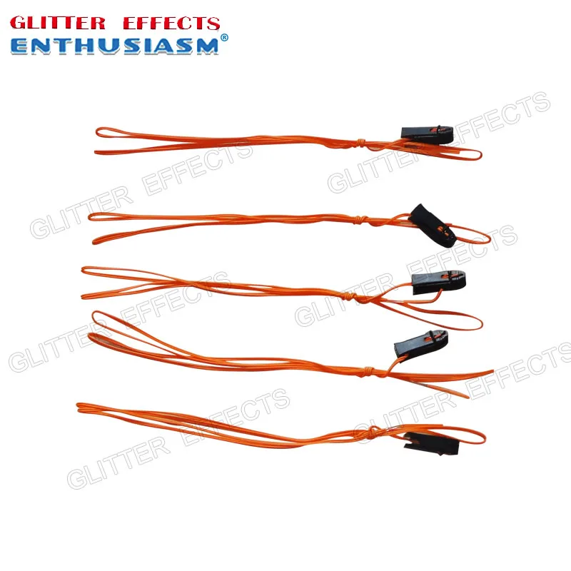 

30pcs/lot 1 meter orange color talon ignition wire for cold fountain