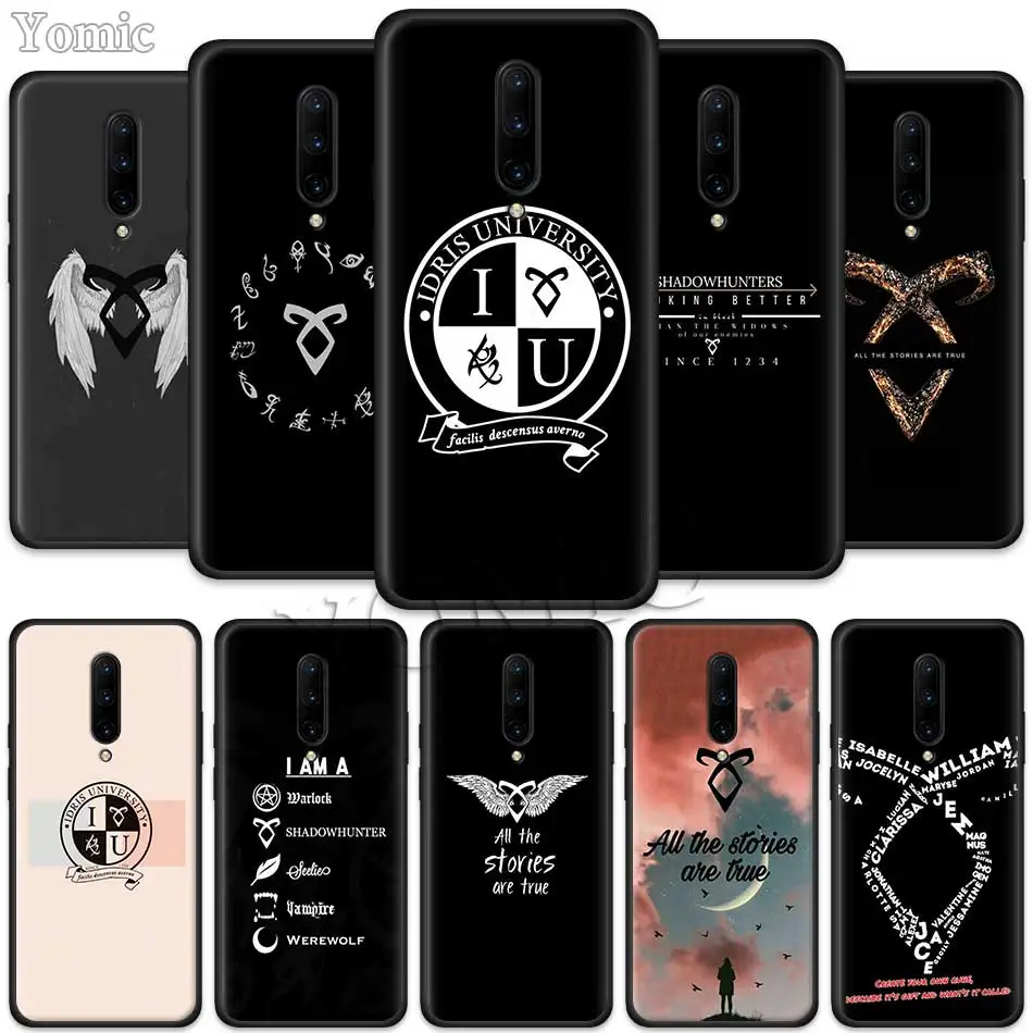 Shadowhunters Clary Fray Black Soft Case for font b Oneplus b font font b 7 b