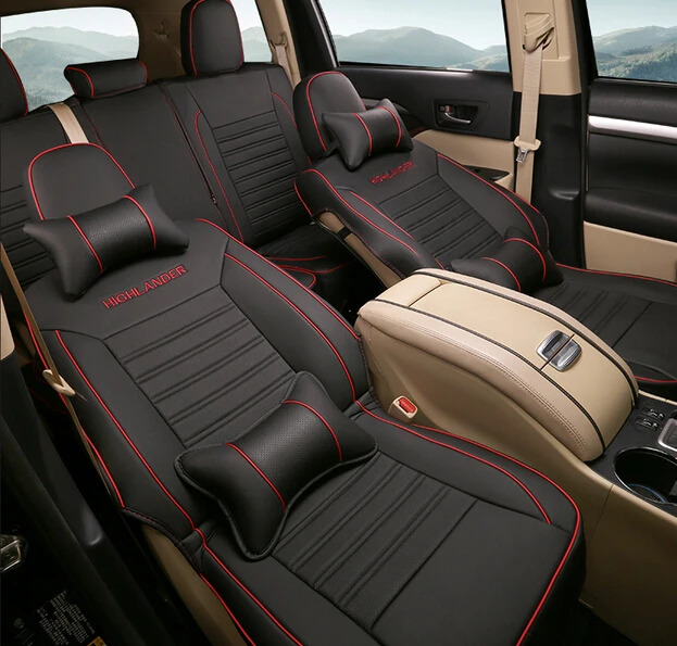Special Seat Covers Note Comfortable Breathable 7 Set Special Seat Covers Note Comfortable Breathable 7 Set For Toyota Highlander 2017