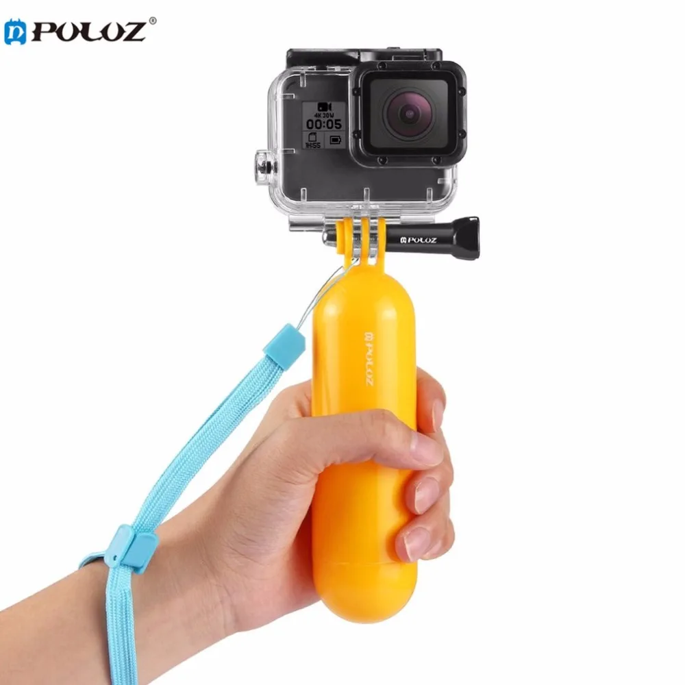 PULUZ Underwater Camera Floating Stick Buoyancy Hand Grip Holder With Adjustable Wrist Strap For