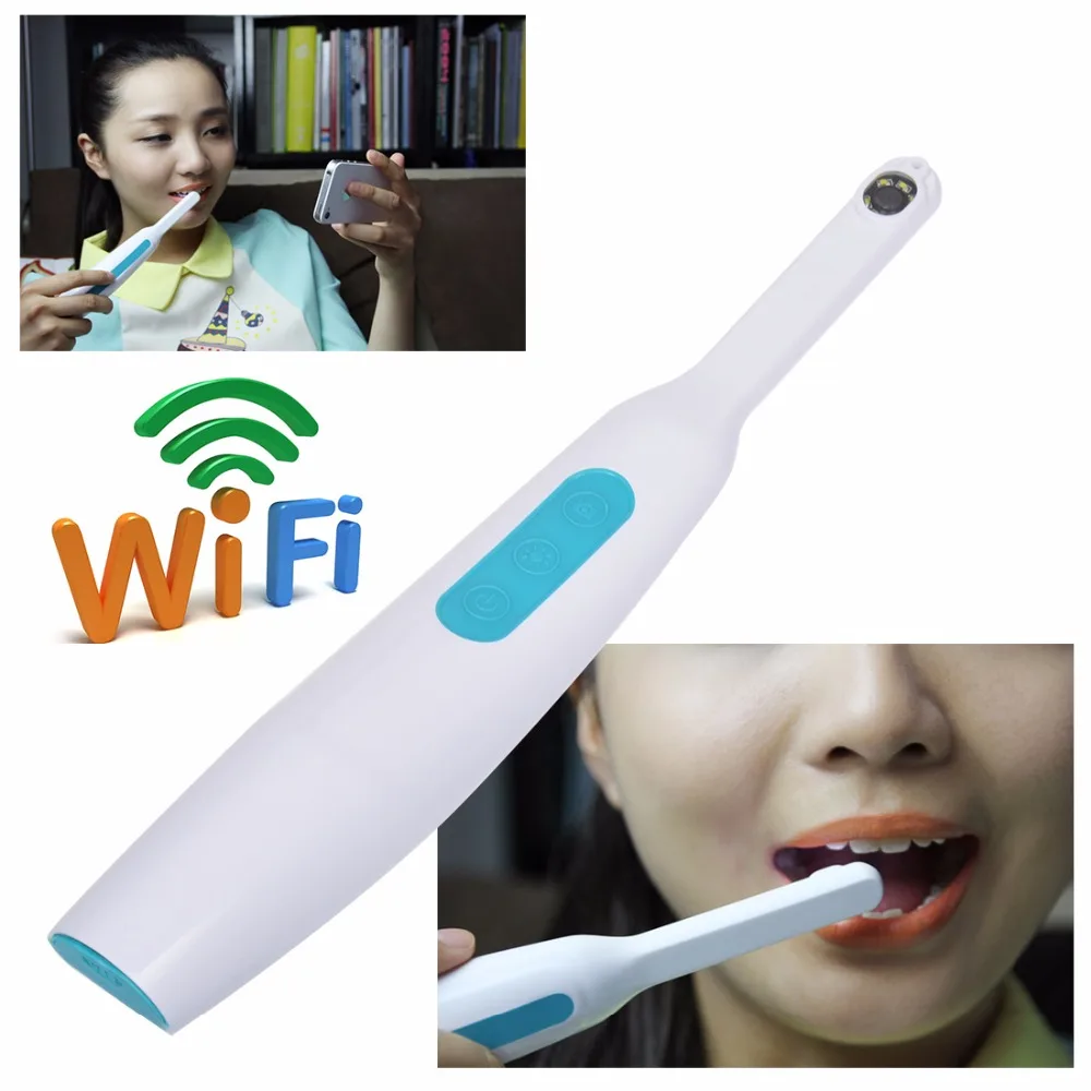 720P Mini HD Wireless WiFi Dental Intraoral Oral Camera LED Lights for