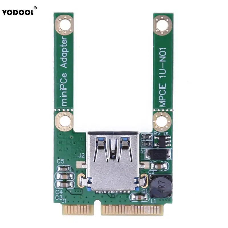 VODOOL ноутбук Mini PCI E к USB 2 0 адаптер Расширительная карта Express слот интерфейс