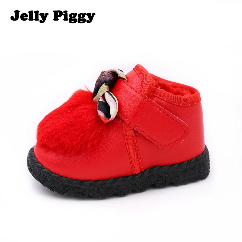 

Jelly Piggy Toddler Snow Boots Toddler/Little Kid/Big Kid Winter Fashion Shoes Baby Girl First Walker Winter Warm Boots Cute Kid