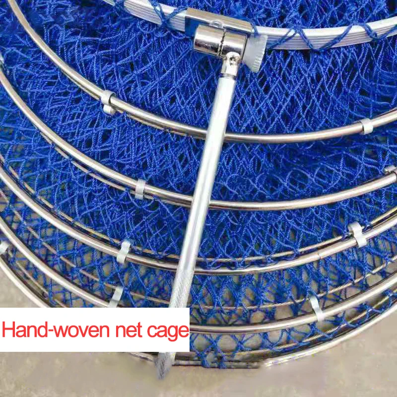 

Lawaia Folding Fish Net Cage Braided Line Hand Net Fish Care Casting Nets Quick-Drying Fishing Net Cage Hand-Woven Small Mesh