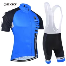 BXIO мужские летние комплекты Джерси с коротким рукавом для велоспорта, одежда для велоспорта Camisa De Ropa Ciclismo Blue Pro, спортивная одежда для горного велосипеда 029