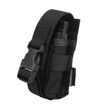 

OneTigris Tactical MOLLE Flashlight Holster Belt Case Fight Light LED Torch Pouch for Fenix NITECORE Camping Hiking Gear