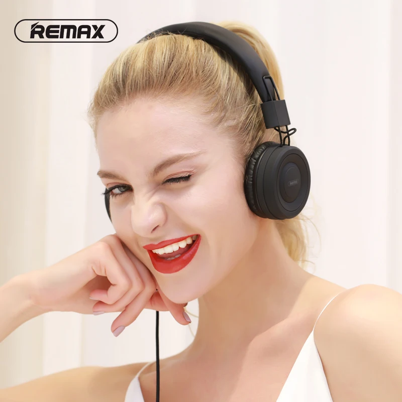 Игровые наушники Remax с Hi Fi звуком и HD микрофоном шумоподавлением 3 5 мм AUX проводная
